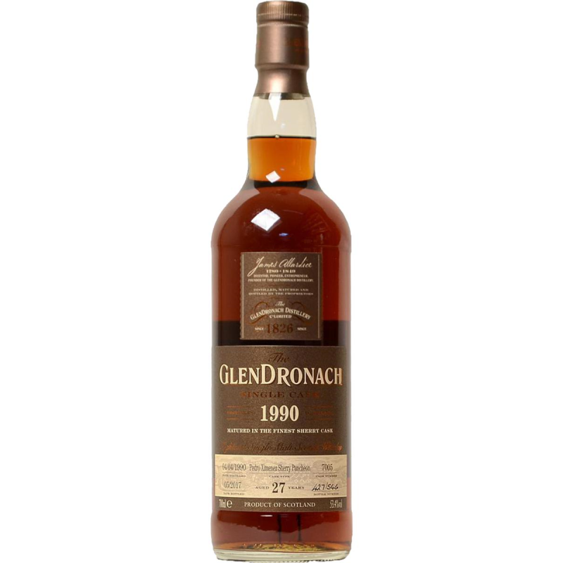 GLENDRONACH 27 ANS PX SHERRY 1990